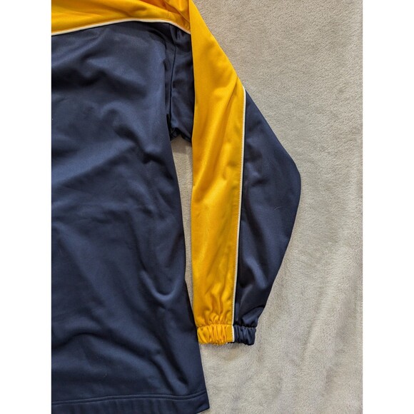 Vintage Nike Team Issued West Virginia Basketball Warm Up Shirt Size L Button Up - Picture 14 of 16